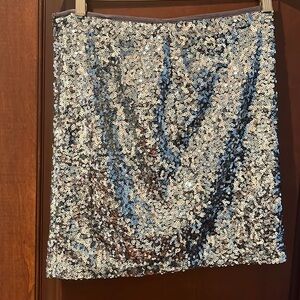 Sequin mini skirt